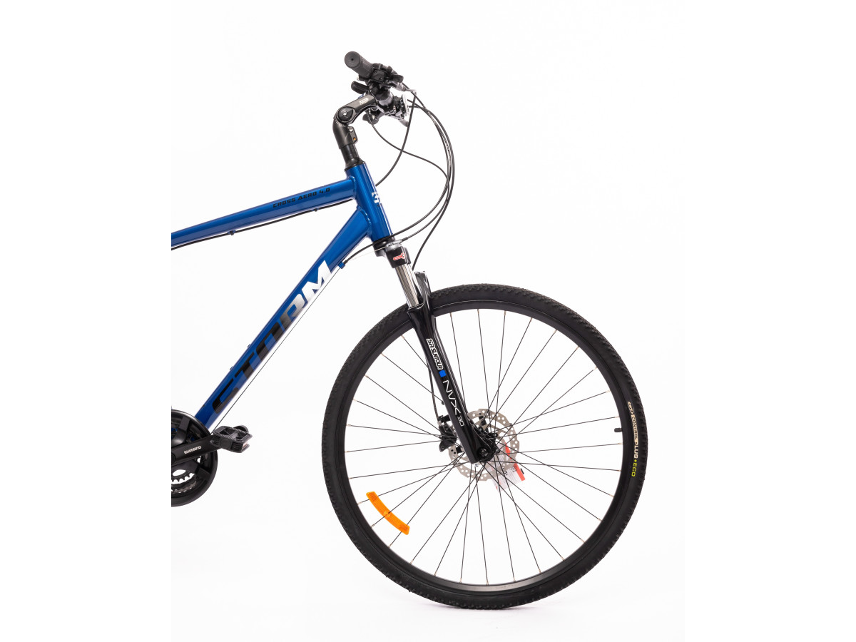 ROWER CROSSOWY STORM CROSS AERO 4.0 RAMA 19" KOŁA 28" TARCZE SHIMANO ACERA