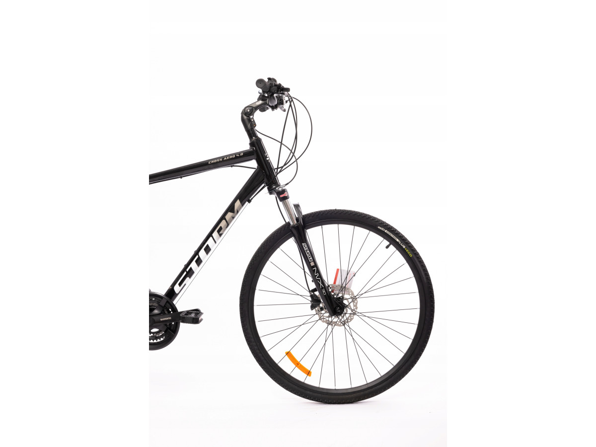 ROWER CROSSOWY STORM CROSS AERO 4.0 RAMA 21" KOŁA 28" TARCZE SHIMANO ACERA