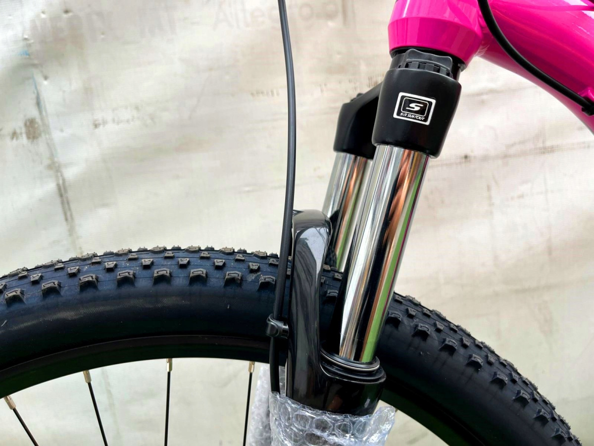 STORM SHARK LADY RAMA 17" KOŁA 27,5" CZARNY FUKSJA HYDRAULIKA SHIMANO ALTUS