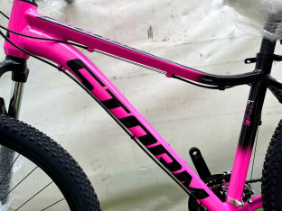 STORM SHARK LADY RAMA 17" KOŁA 27,5" CZARNY FUKSJA HYDRAULIKA SHIMANO ALTUS