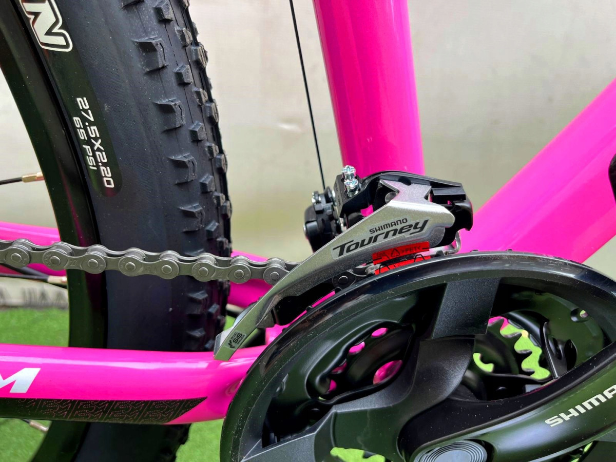 STORM SHARK LADY RAMA 17" KOŁA 27,5" CZARNY FUKSJA HYDRAULIKA SHIMANO ALTUS