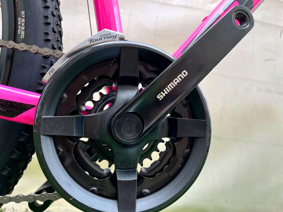 STORM SHARK LADY RAMA 17" KOŁA 27,5" CZARNY FUKSJA HYDRAULIKA SHIMANO ALTUS