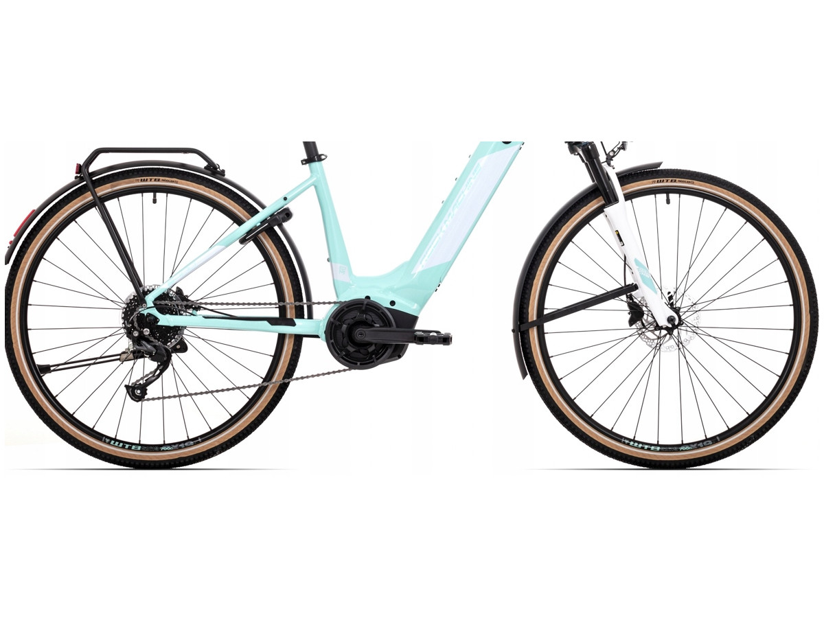 ROWER ELEKTRYCZNY ROCK MACHINE CROSSRIDE INT E400 B LADY TOURING RAMA M 17"