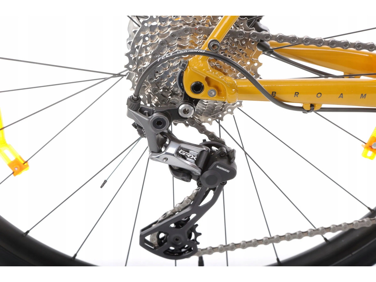 ROWER GRAVEL FELT BROAM 30 SHIMANO GRX 2X12 CARBON RAM L 56CM SZTYWNE OSIE