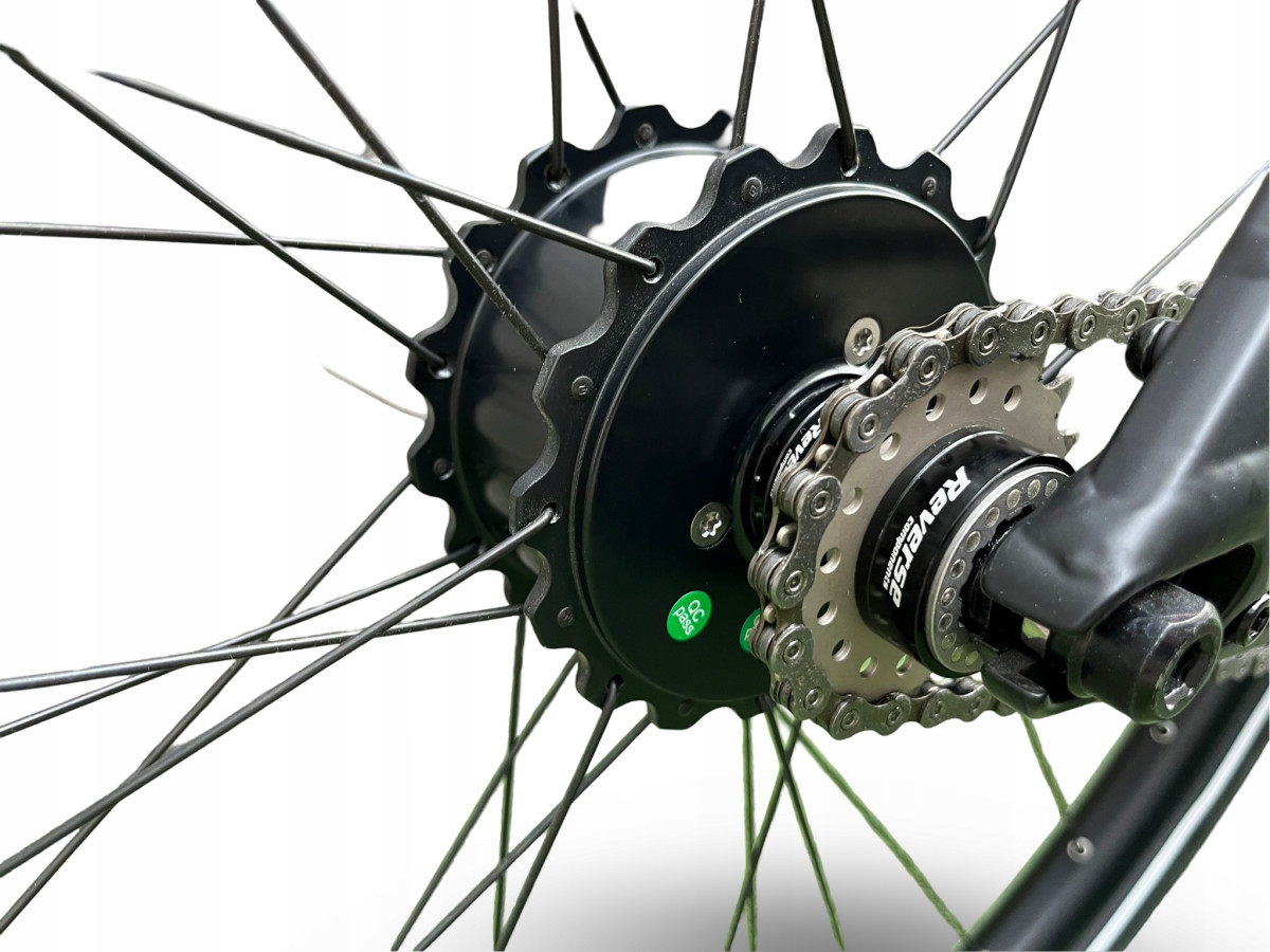 ROWER ELEKTRYCZNY URBAN ROSE SNEAK + RAMA 43CM MAHLE X35 SHIMANO HYDRAULIKA