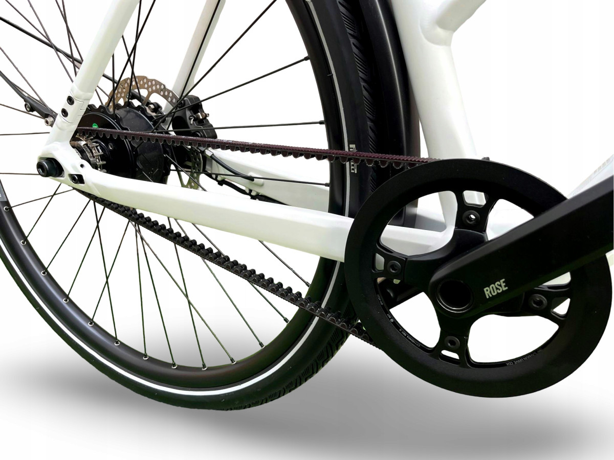 ROWER ELEKTRYCZNY URBAN ROSE SNEAK + EQ 47CM MAHLE X35 SHIMANO HYDRAULIKA