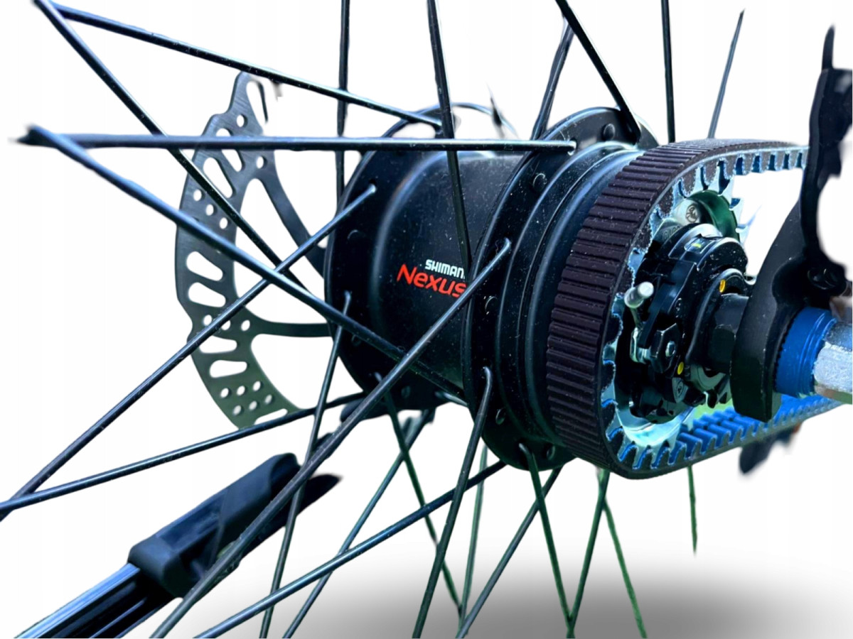 ROWER ELEKTRYCZNY ORTLER E-SPEEDER RAMA 56CM SHIMANO STEPS PASEK GATES