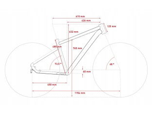 ROWER GÓRSKI MTB GHOST KATO RAMA L KOŁA 29" BLACK/RED HYDRAULIKA SHIMANO