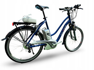 ROWER ELEKTRYCZNY MIEJSKI FLYER E-CITY RAMA 56CM KOŁA 26" PRZEBIEG 1677KM