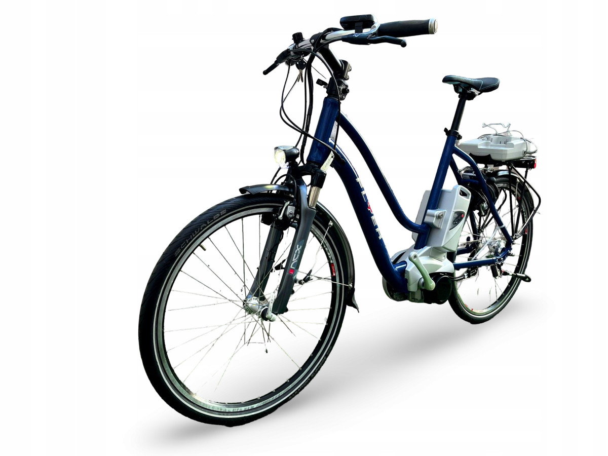 ROWER ELEKTRYCZNY MIEJSKI FLYER E-CITY RAMA 56CM KOŁA 26