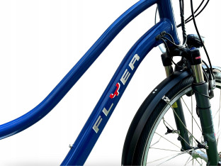 ROWER ELEKTRYCZNY MIEJSKI FLYER E-CITY RAMA 56CM KOŁA 26" PRZEBIEG 1677KM