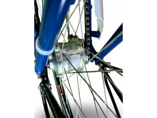 ROWER ELEKTRYCZNY MIEJSKI FLYER E-CITY RAMA 56CM KOŁA 26" PRZEBIEG 1677KM