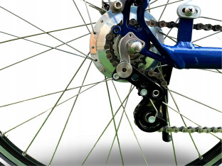 ROWER ELEKTRYCZNY MIEJSKI FLYER E-CITY RAMA 56CM KOŁA 26" PRZEBIEG 1677KM