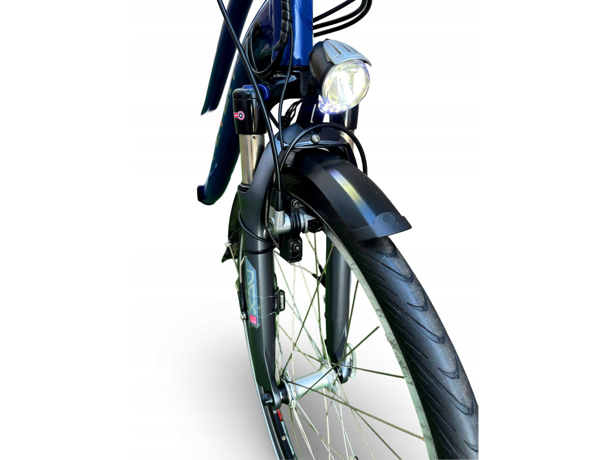 ROWER ELEKTRYCZNY MIEJSKI FLYER E-CITY RAMA 56CM KOŁA 26