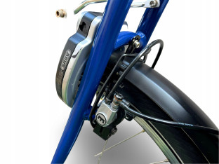 ROWER ELEKTRYCZNY MIEJSKI FLYER E-CITY RAMA 56CM KOŁA 26" PRZEBIEG 1677KM