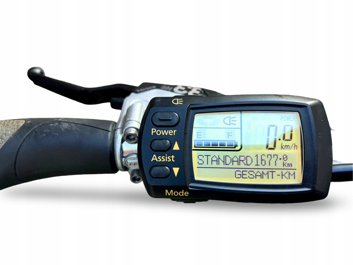 ROWER ELEKTRYCZNY MIEJSKI FLYER E-CITY RAMA 56CM KOŁA 26" PRZEBIEG 1677KM