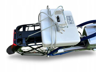 ROWER ELEKTRYCZNY MIEJSKI FLYER E-CITY RAMA 56CM KOŁA 26" PRZEBIEG 1677KM