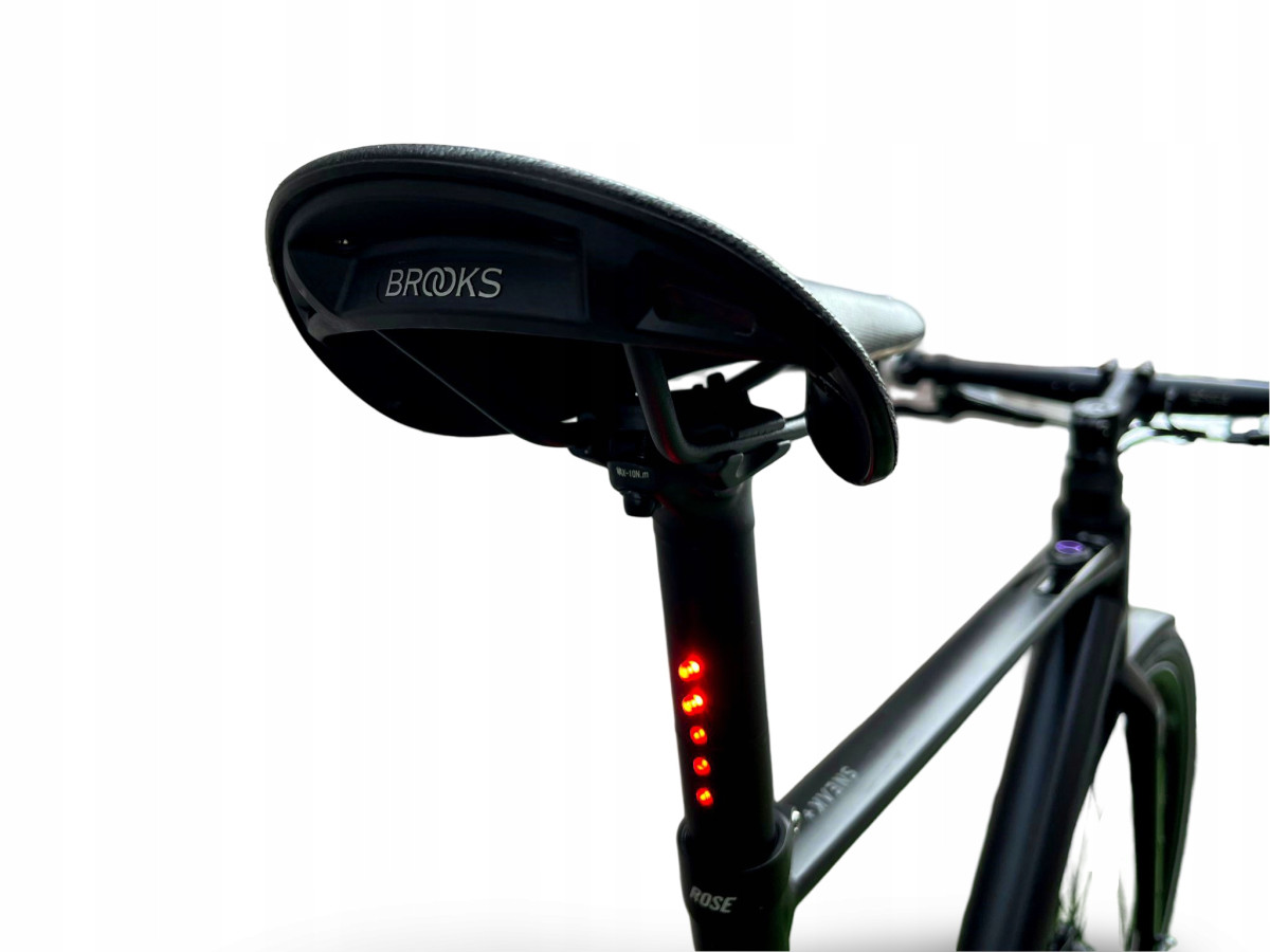 ROWER ELEKTRYCZNY ROSE SNEAK + EQ RAMA 52CM MAHLE X35 PASEK GATES