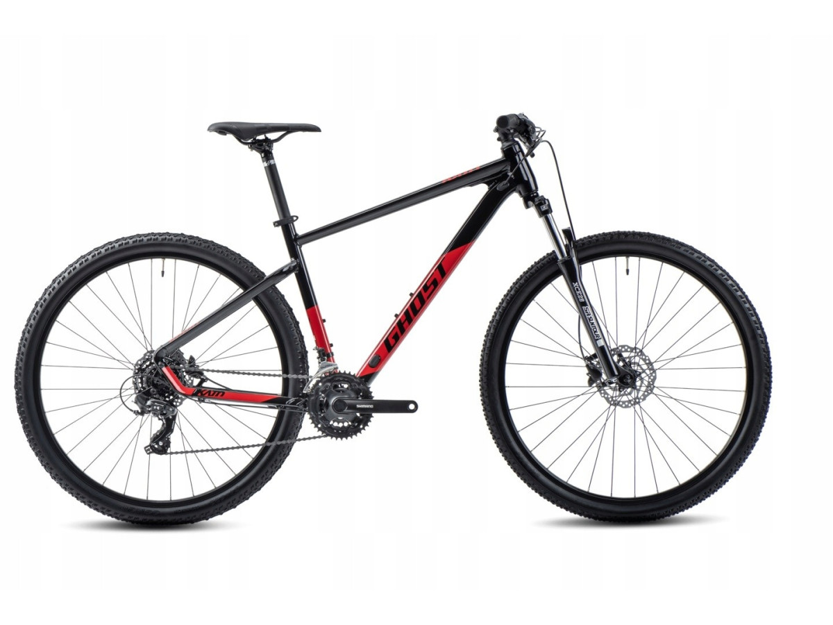 ROWER GÓRSKI MTB GHOST KATO RAMA M KOŁA 29" BLACK/RED HYDRAULIKA SHIMANO