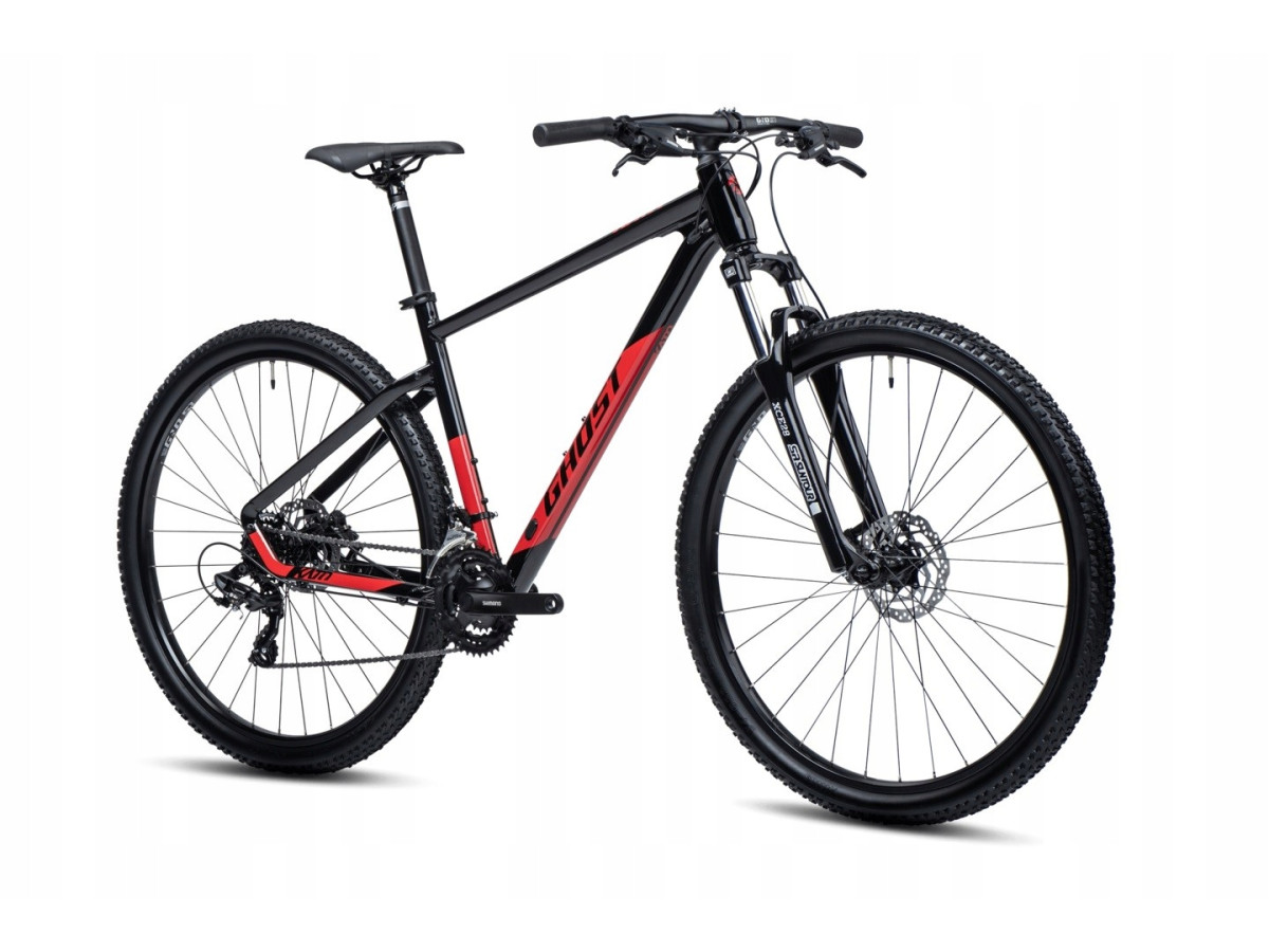 ROWER GÓRSKI MTB GHOST KATO RAMA M KOŁA 29" BLACK/RED HYDRAULIKA SHIMANO