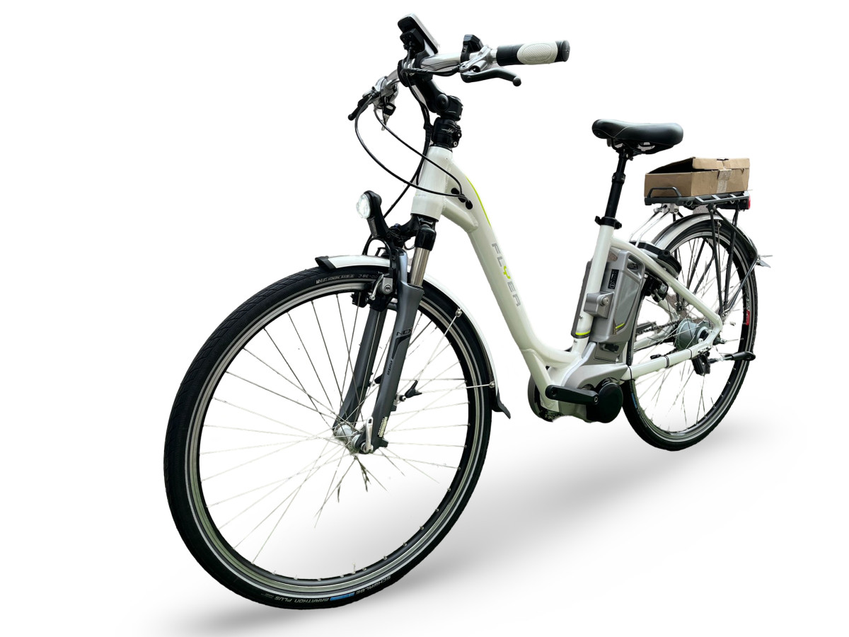 ROWER ELEKTRYCZNY FLYER T-SERIES RAMA 46CM SHIMANO NEXUS 8 PANASONIC 540WH