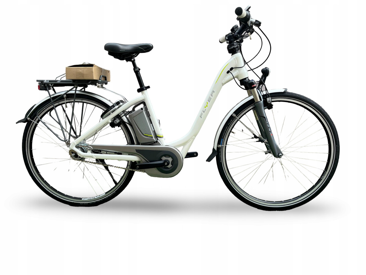 ROWER ELEKTRYCZNY FLYER T-SERIES RAMA 46CM SHIMANO NEXUS 8 PANASONIC 540WH