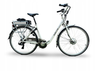 ROWER ELEKTRYCZNY SACHS BASIX RAMA 47CM KOŁA 28" SHIMANO TOURNEY