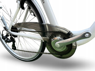 ROWER ELEKTRYCZNY SACHS BASIX RAMA 47CM KOŁA 28" SHIMANO TOURNEY