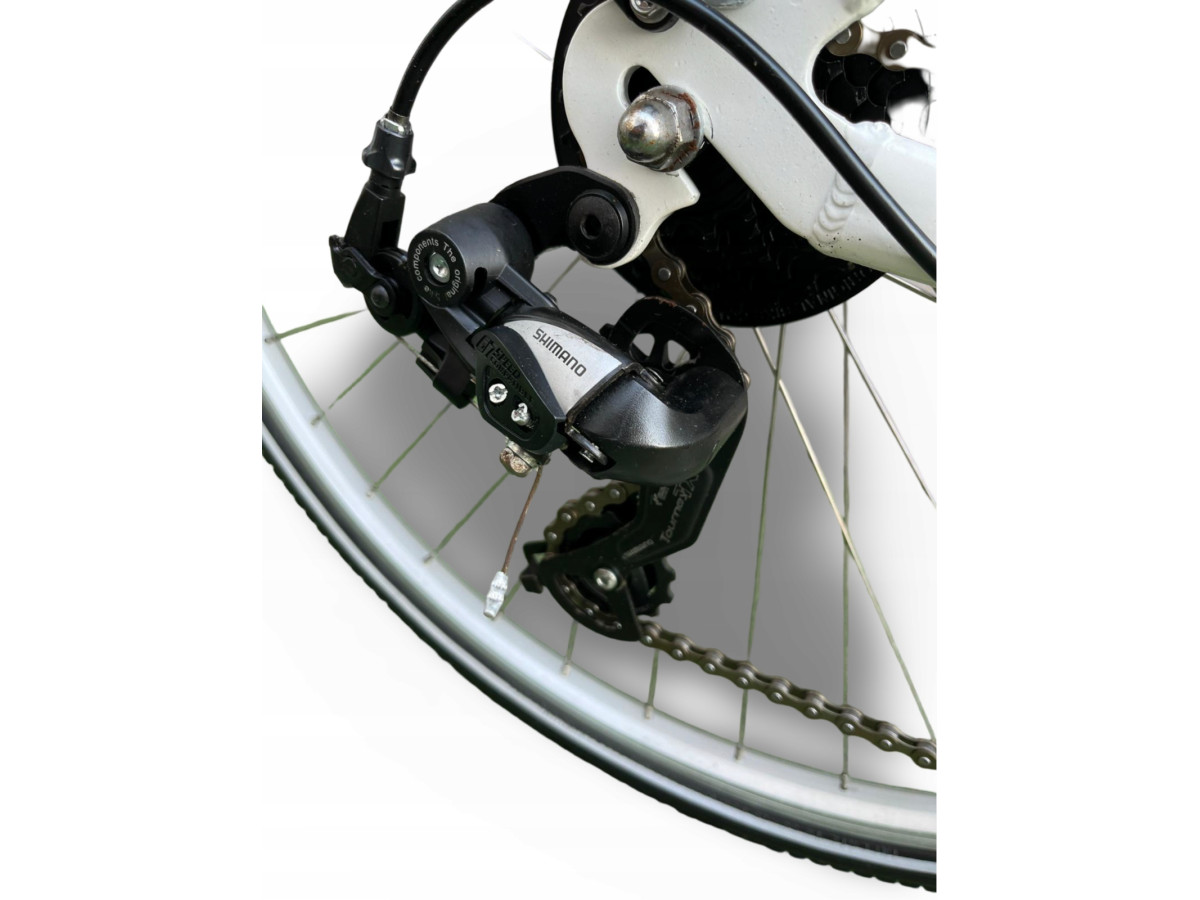 ROWER ELEKTRYCZNY SACHS BASIX RAMA 47CM KOŁA 28" SHIMANO TOURNEY