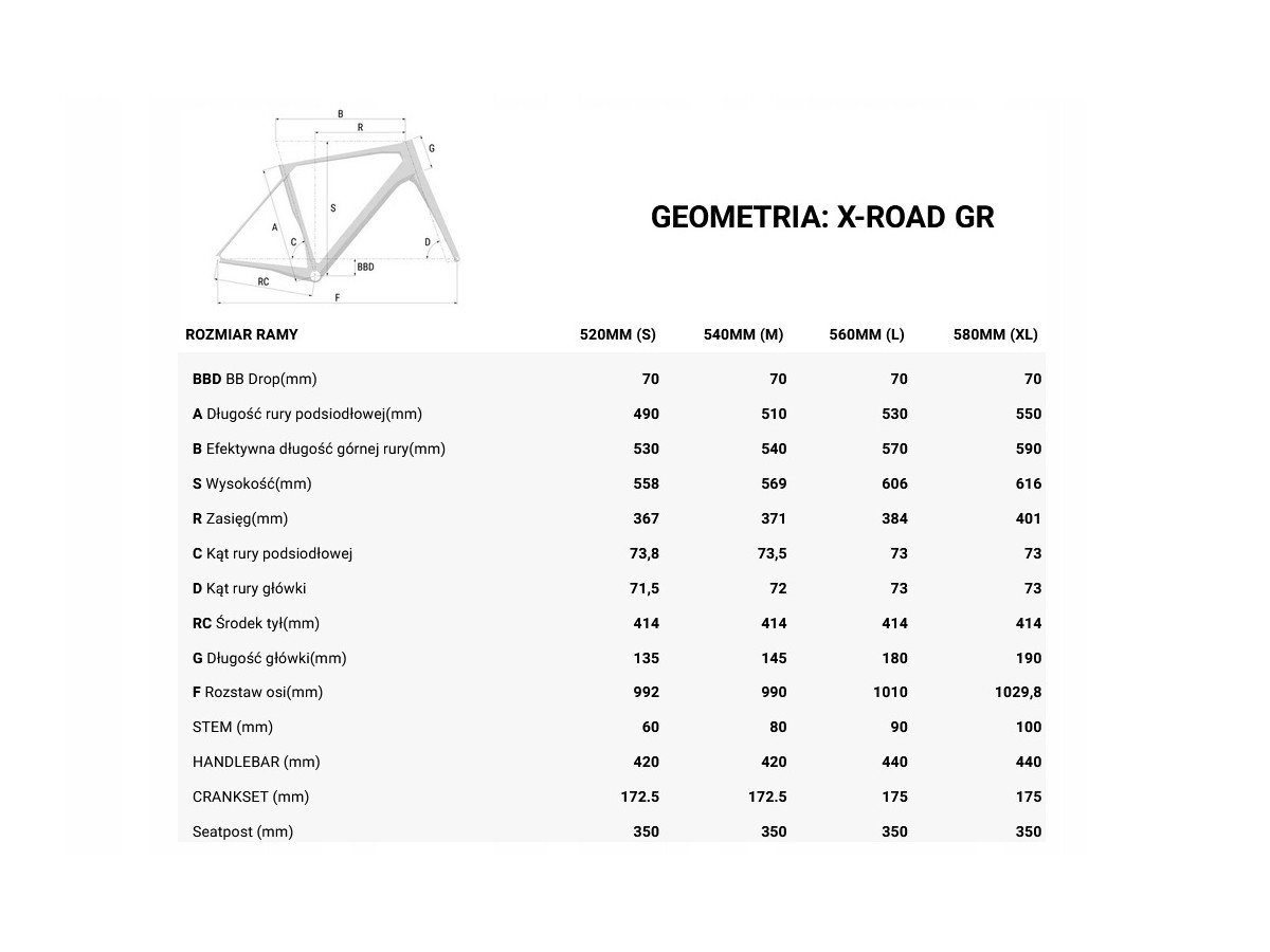 ROWER GRAVEL SUPERIOR X-ROAD 6.2 GR 52CM SHIMANO GRX 2X10 CARBON HYDRAULIKA