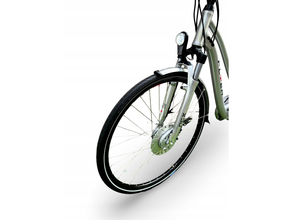 ROWER ELEKTRYCZNY FLYER T-SERIES RAMA 44CM SHIMANO NEXUS 8 PANASONIC 432WH