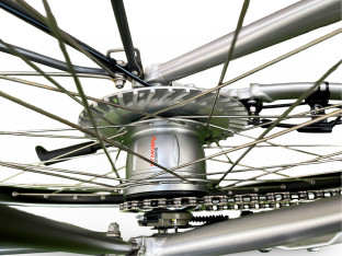 ROWER ELEKTRYCZNY FLYER T-SERIES RAMA 44CM SHIMANO NEXUS 8 PANASONIC 432WH