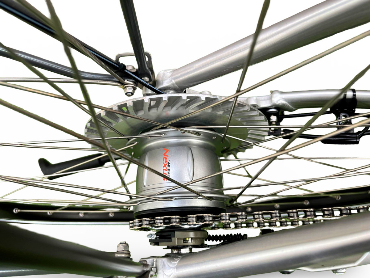 ROWER ELEKTRYCZNY FLYER T-SERIES RAMA 44CM SHIMANO NEXUS 8 PANASONIC 432WH