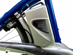 ROWER ELEKTRYCZNY FLYER T-SERIES RAMA 45CM SHIMANO DEORE PANASONIC 14AH