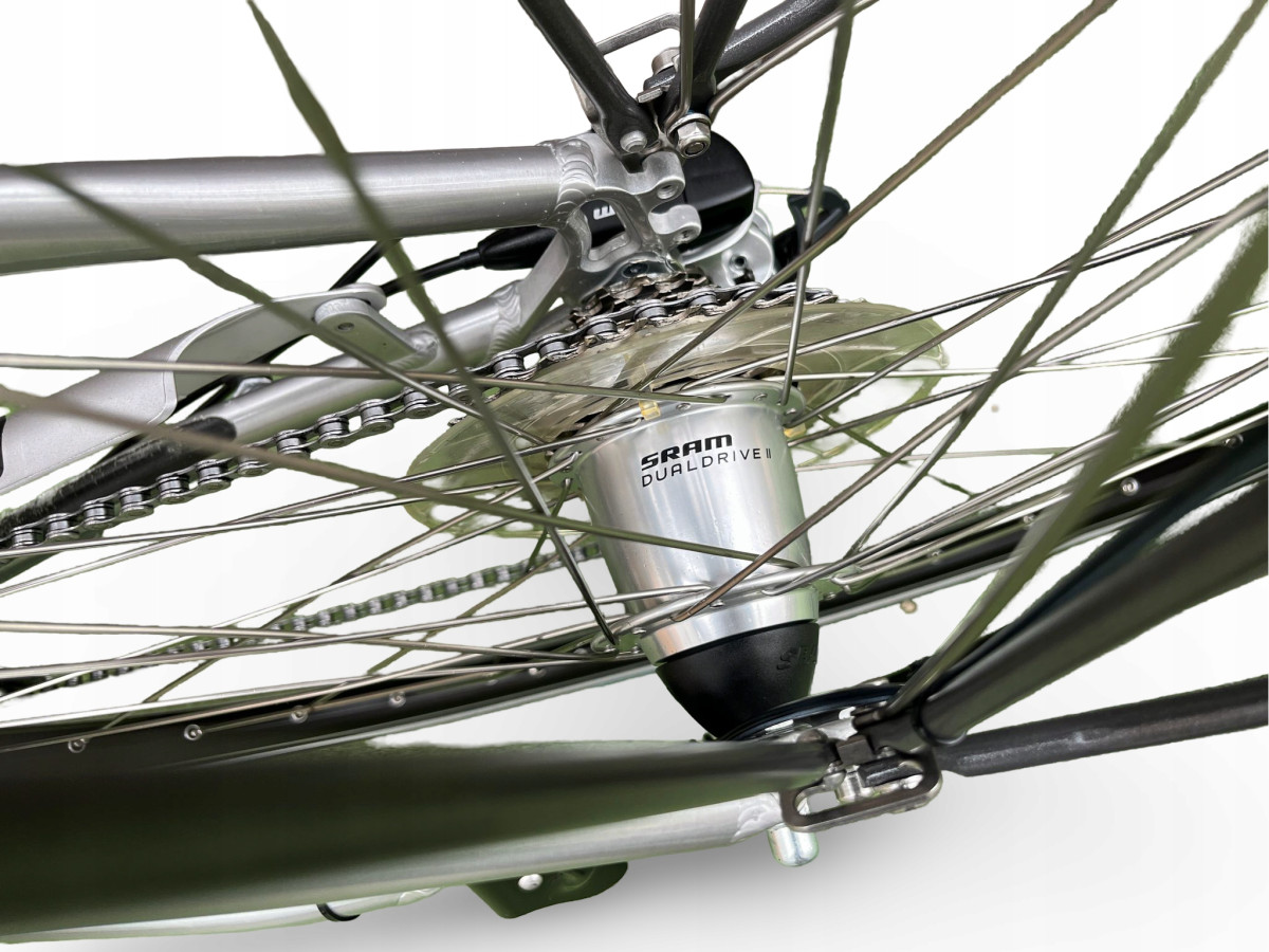 ROWER ELEKTRYCZNY FLYER T-SERIES RAMA 50CM SRAM DUALDRIVE PANASONIC 10AH