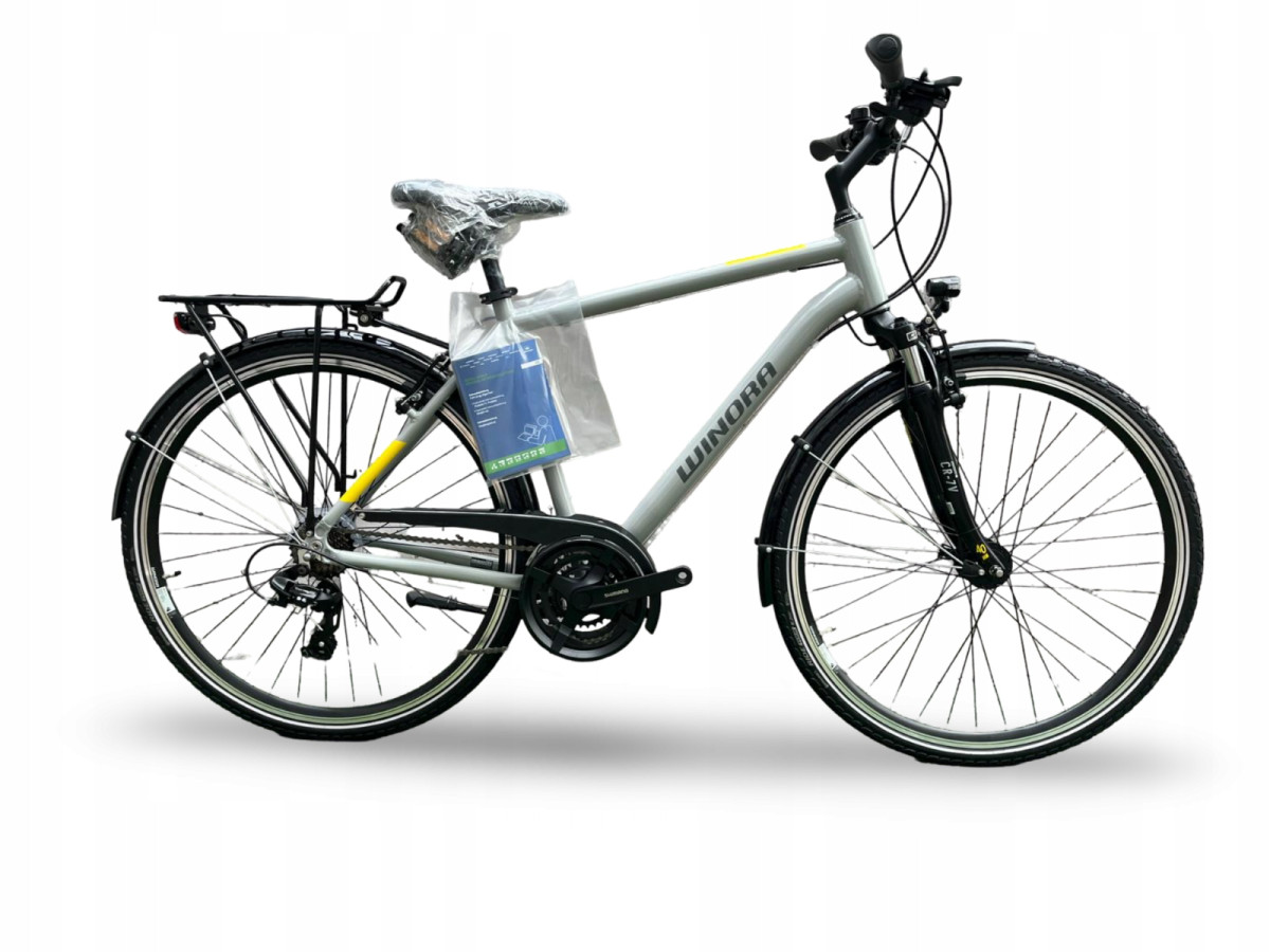 ROWER TREKKINGOWY WINORA DOMINGO 21 RAMA 52CM SHIMANO NEXUS LED SUNTOUR