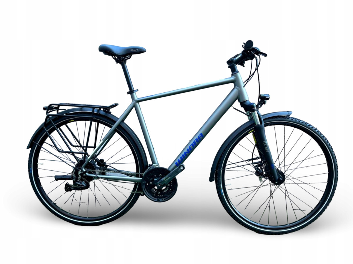 Rower TREKKINGOWY WINORA DOMINGO 27 Rama 56cm Koła 28" HYDRAULIK ALIVIO 3X9