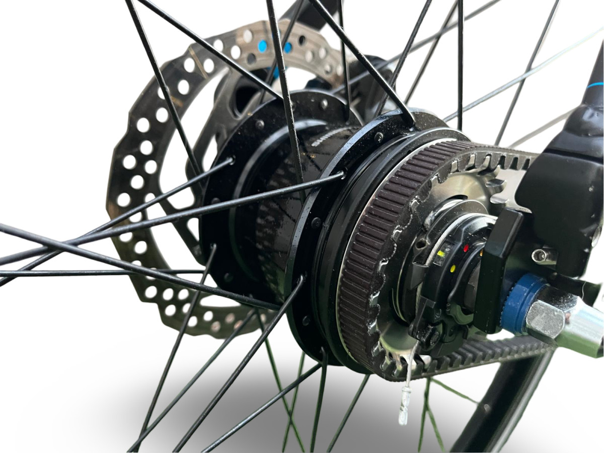 ROWER FITNESS CUBE HYDE RACE SHIMANO ALFINE 8S PASEK CARBON GATES