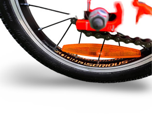 Rower dziecięcy SERIOUS SUPERLITE LTD 14 koła 14" pomarańczowy WAGA 5,25KG