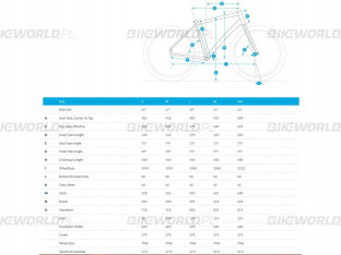 RAMA FUJI ABSOLUTE 1.1 ROZMIAR 21" Z KARBONOWYM WIDELCEM + STERY