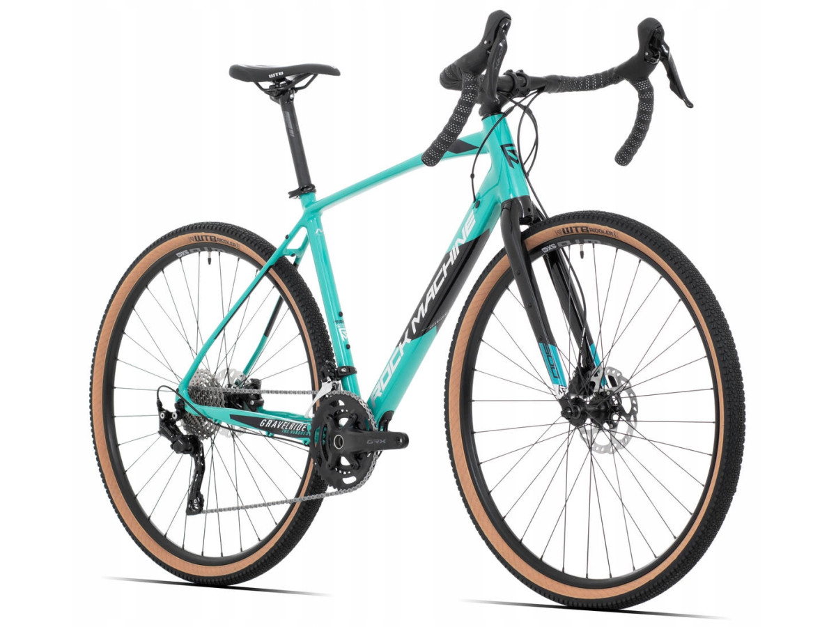 ROWER GRAVEL ROCK MACHINE GRAVELRIDE 500 RAMA XL 58CM SHIMANO GRX 2X10 DISC