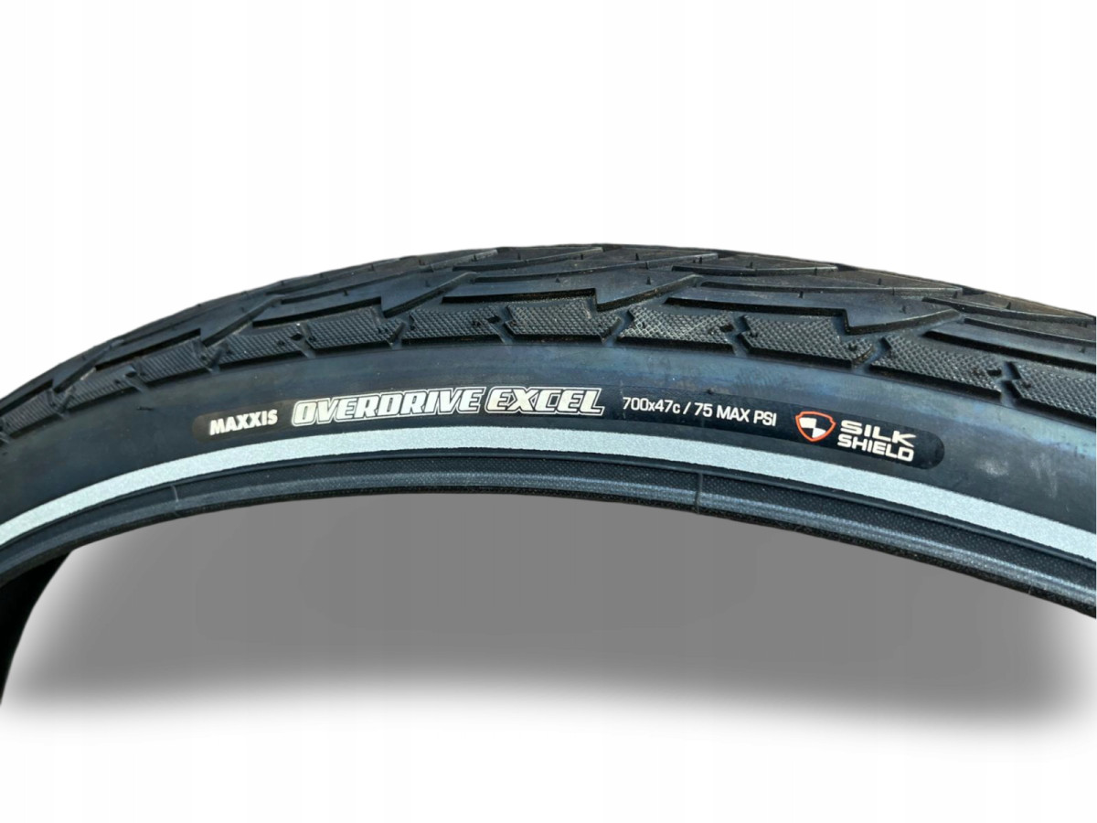 OPONA GRAVEL MAXXIS OVERDRIVE EXCEL 700X47C PASEK ODBLASKOWY KOŁA 28"