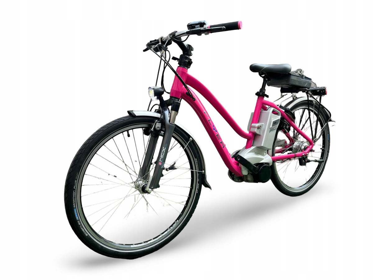 ROWER ELEKTRYCZNY FLYER C10 RAMA 45CM SHIMANO ALFINE PANASONIC 13,4AH