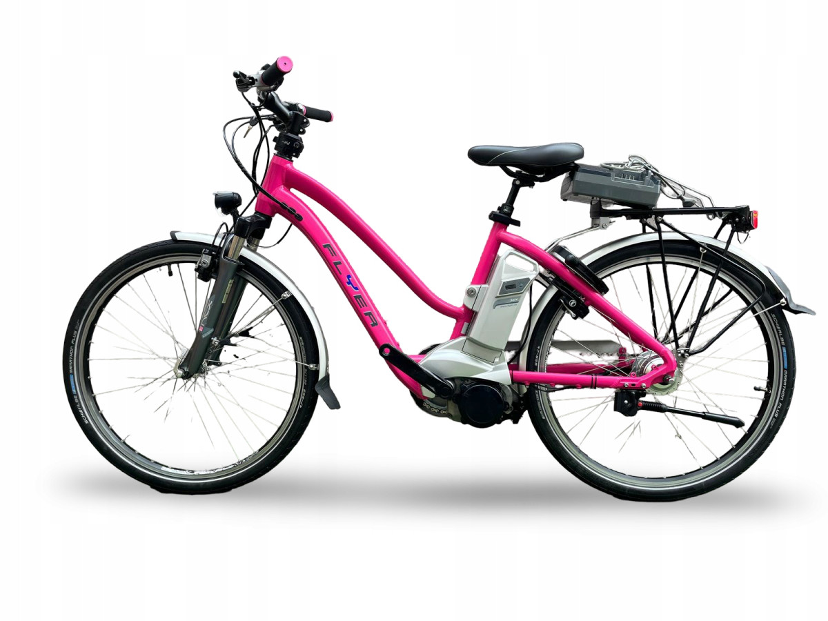 ROWER ELEKTRYCZNY FLYER C10 RAMA 45CM SHIMANO ALFINE PANASONIC 13,4AH