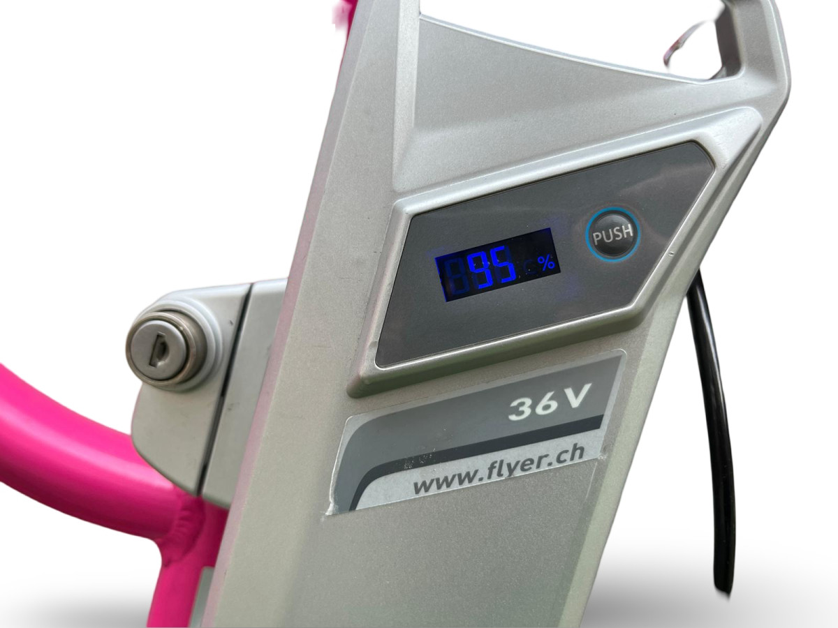 ROWER ELEKTRYCZNY FLYER C10 RAMA 45CM SHIMANO ALFINE PANASONIC 13,4AH