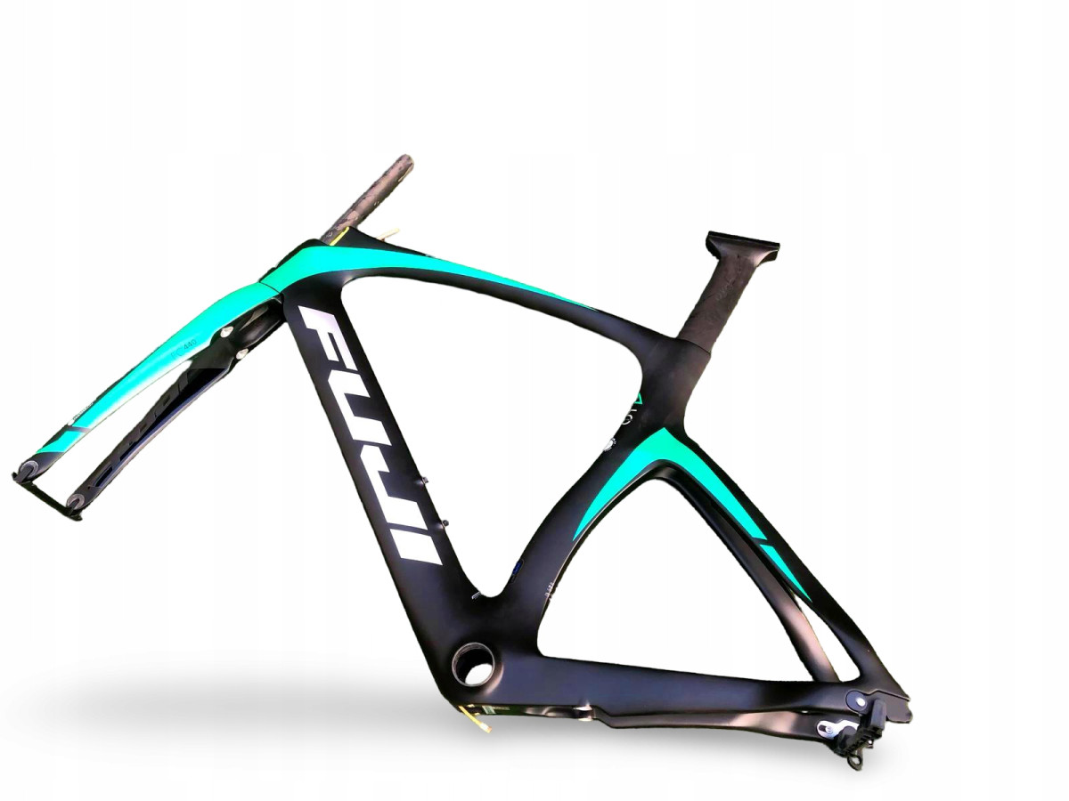 RAMA ROWEROWA TRIATHLON FUJI NORCOM STRAIGHT 2.1 55CM KOMPLETNA KARBON
