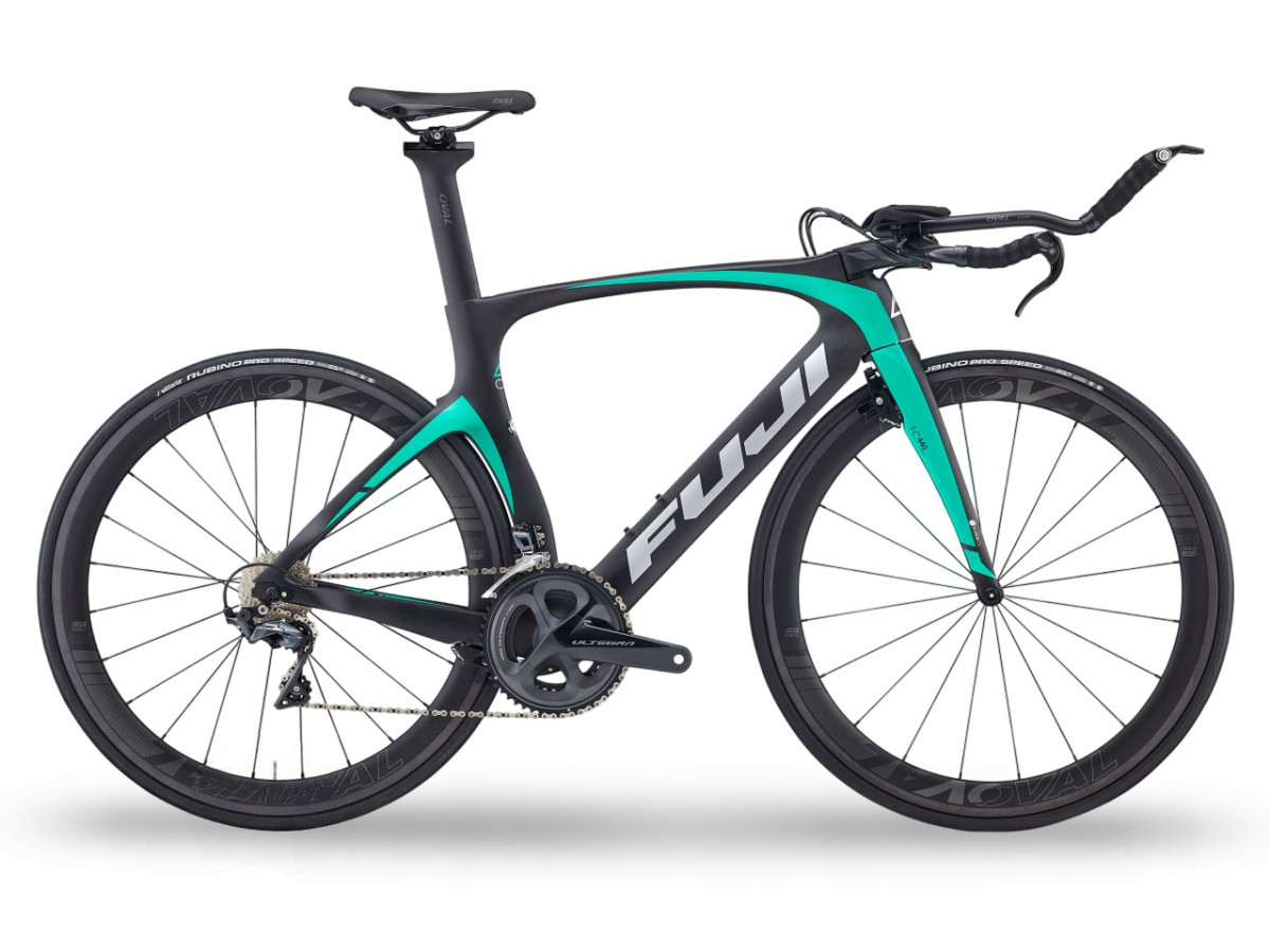 RAMA ROWEROWA TRIATHLON FUJI NORCOM STRAIGHT 2.1 53CM KOMPLETNA KARBON