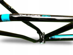 RAMA ROWEROWA MTB TRAIL XC BREEZER THUNDER PRO 29 BLACK/CYAN 20,5"
