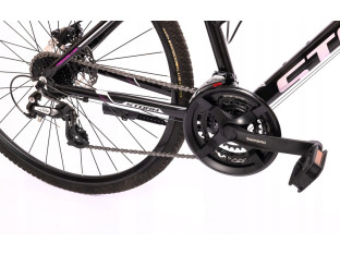 ROWER CROSSOWY STORM CROSS AERO 3.0 LADY RAMA 19" HYDRAULIKA SHIMANO ALTUS