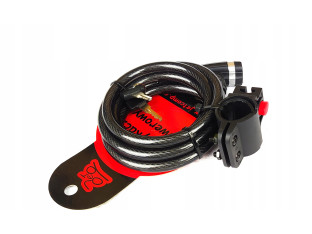 ZABEZPIECZENIE ROWEROWE LINKA ANTYKRADZIEŻOWA JET Z016 10X1500MM 2 KLUCZYKI